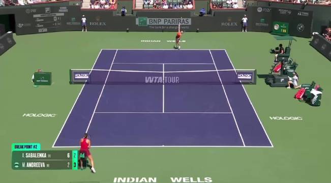 安德列娃2025赛季高光与低谷，迪拜夺冠法网八强