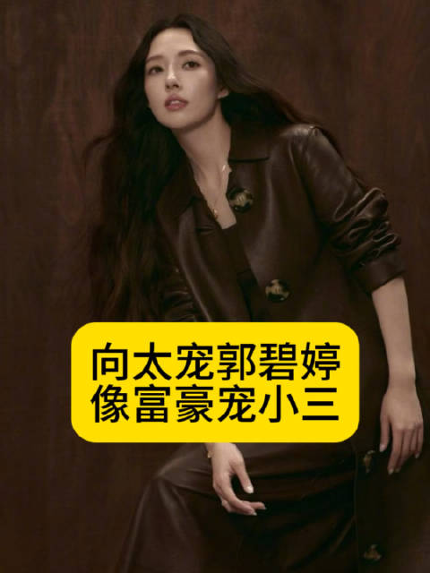 向太冲郭碧婷，像富豪宠小三