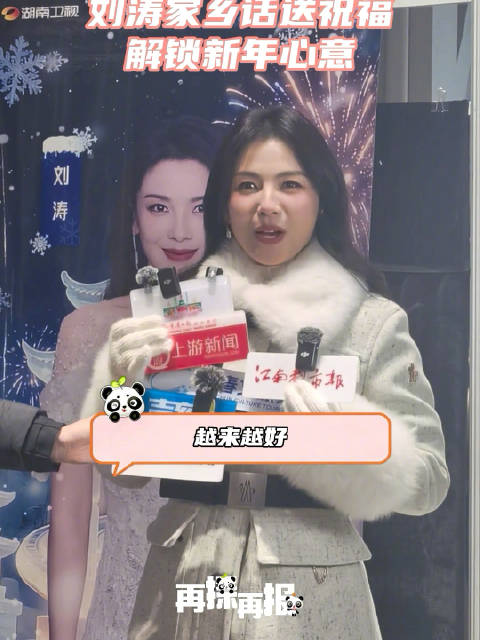 刘涛用家乡话送新年祝福