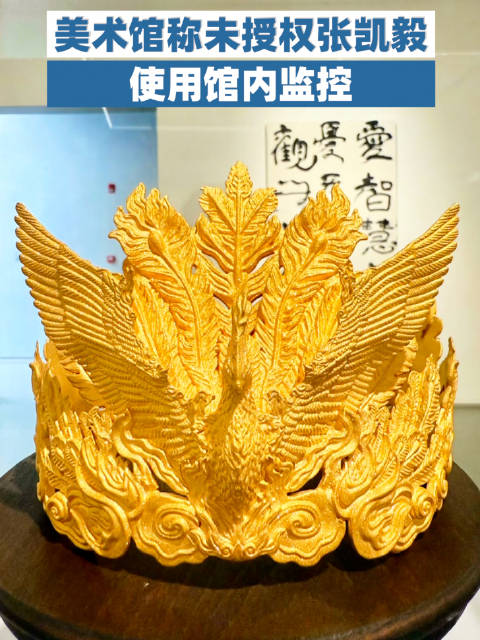 美术馆称未授权张凯毅使用馆内监控