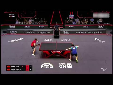 王曼昱逆境反击展现乒乓球精神