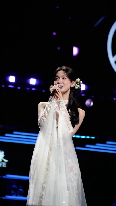 陈瑶四川卫视花开天下新年演唱会，这一身太美了！