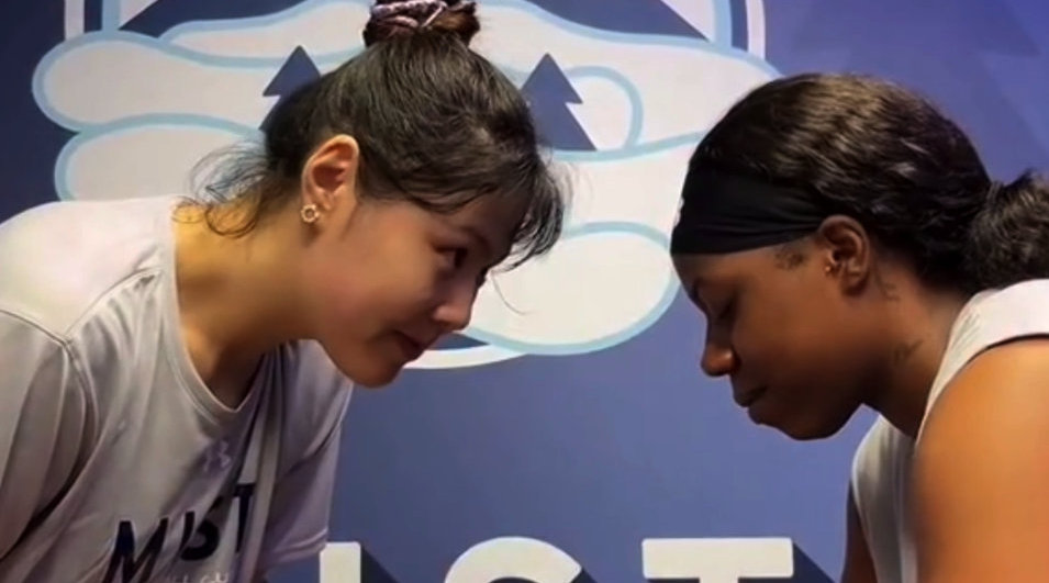 这大馋丫头李月汝与队友奥贡甜品默契大挑战