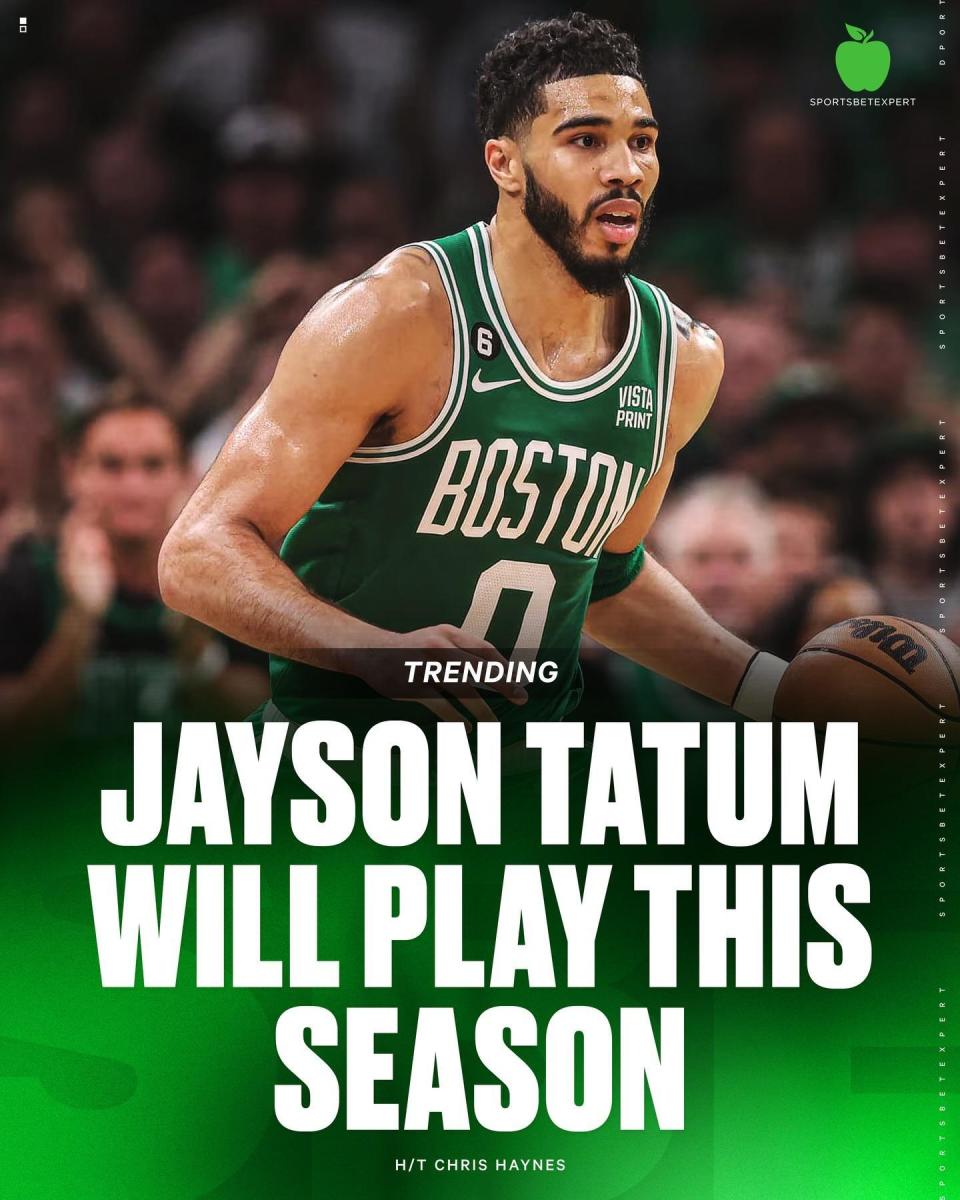 塔图姆亲承本赛季复出！专家预测最快下个月 养伤期间一直随队获狂赞