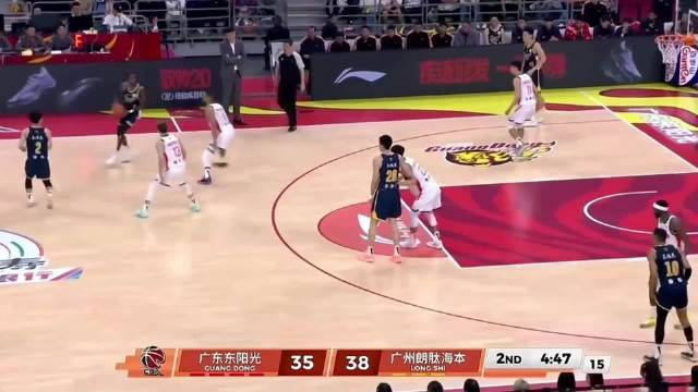 能投能组织还没有失误，广东能走多远全指望徐杰了！