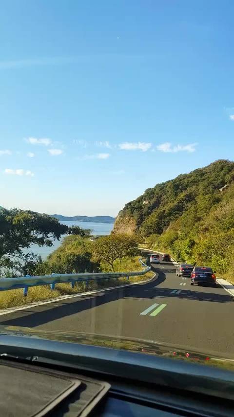 朱家尖环海公路自驾体验广汽昊铂A800