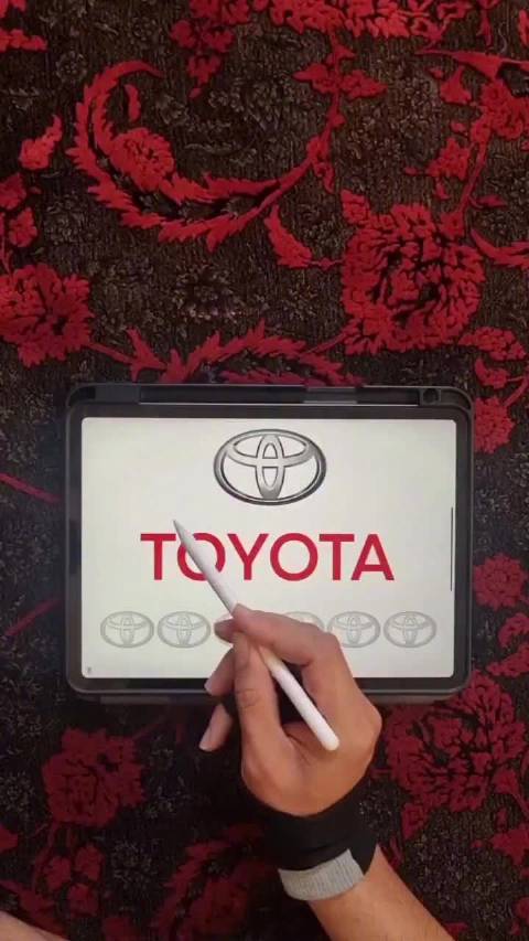 你知道丰田的标志里，其实有“TOYOTA”这几个字母吗？