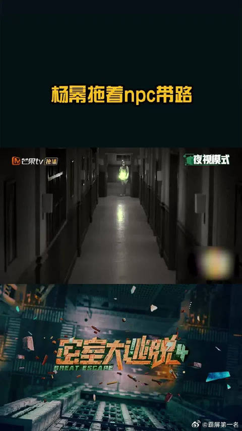 杨幂密室逃脱反抓npc带路，不按套路出牌