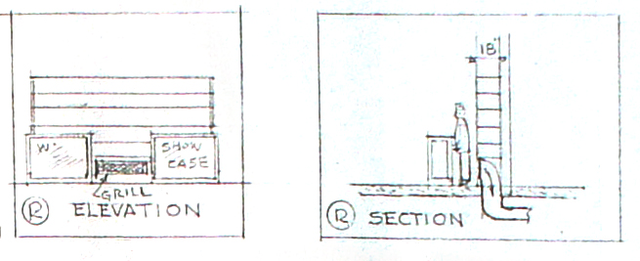 图5 大新公司商场空调大样布置图
