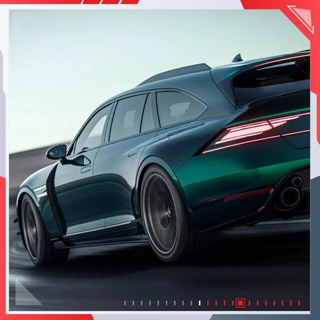 豪华高性能旅行车曝光！车身战斗感拉满，帅惨了！