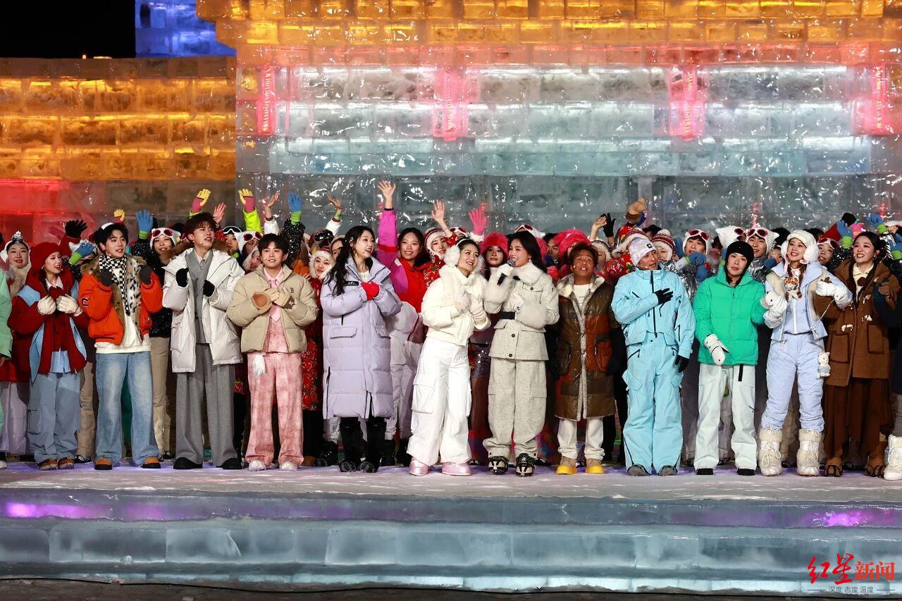 谢娜、刘涛等南方艺人在长春同台过冬，分享保暖心得