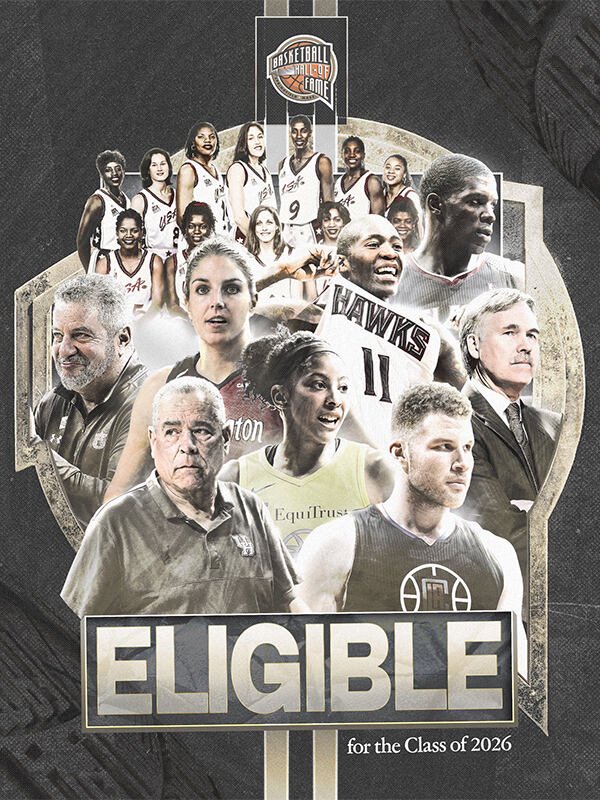 格里芬&坎迪斯-帕克领衔2026奈史密斯篮球名人堂候选人名单