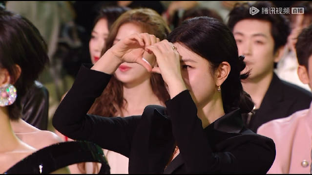 我宣布 甜妹拯救世界！饭撒比心@陳妍希michelle 星光大赏座位星光大赏内场