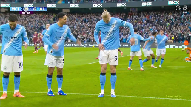 曼城3比0胜西汉姆联，哈兰德闪电破门