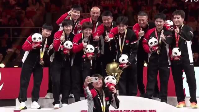 国乒赛季斩获55冠创辉煌战绩