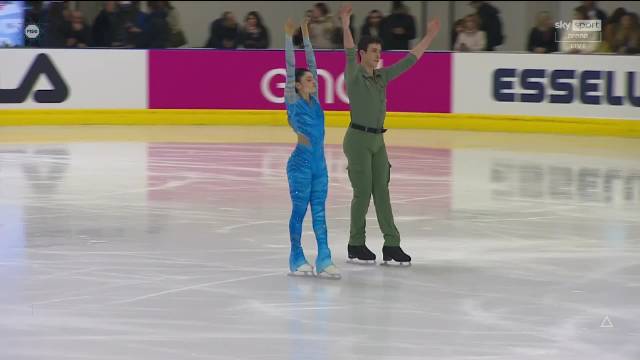 2025全意锦标赛双人自由滑三对选手成绩出炉