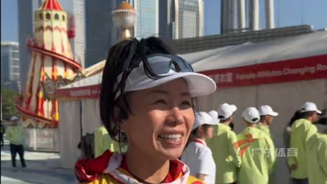 广马参赛者伍玲首战感受全城温度