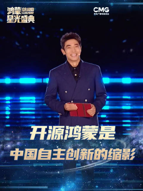 撒贝宁一句话概括鸿蒙的时代意义