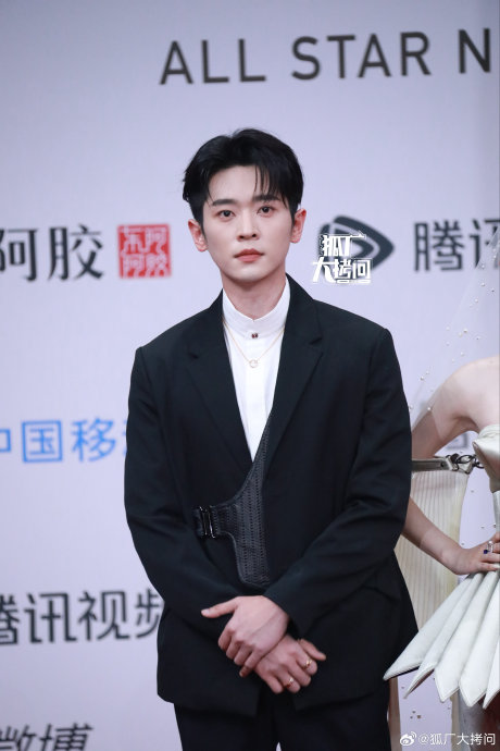 丞磊星光大赏红毯遇高温