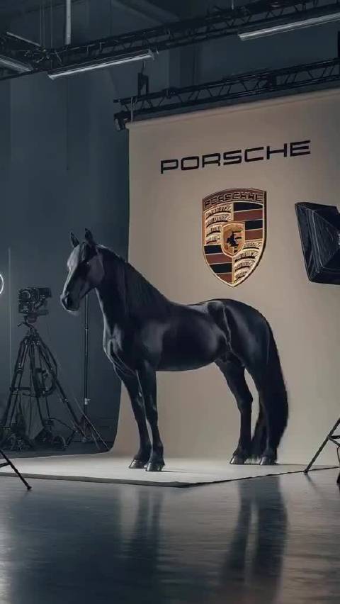 这个挺有创意的，保时捷和法拉利那么像么？