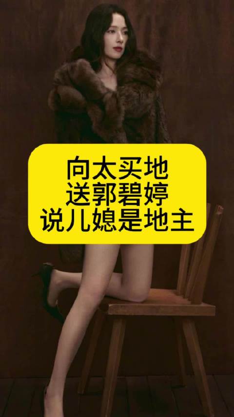 向太买好多地送给郭碧婷，说儿媳是地主