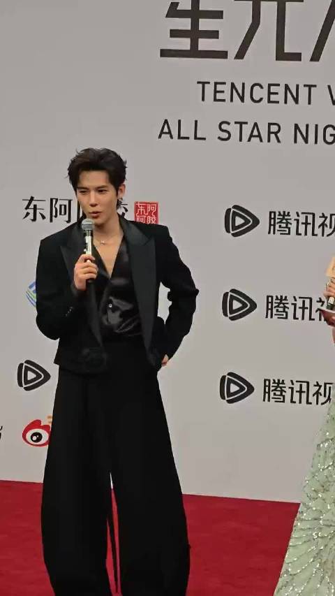 王安宇亮相星光大赏红毯造型引关注