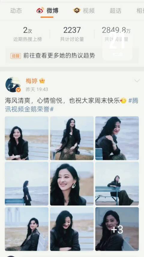 梅婷现身拾贝公园生图曝光，温柔气质引热议