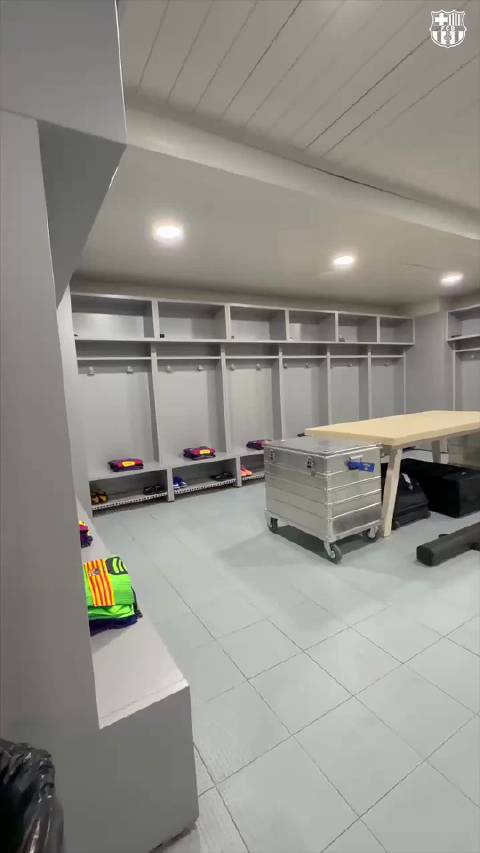 巴萨今天的更衣室