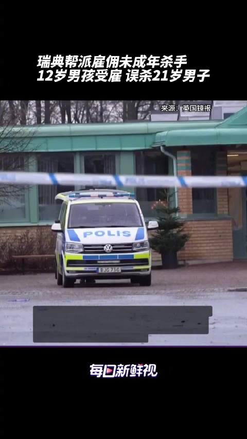 瑞典12岁男孩被雇佣杀害21岁男子