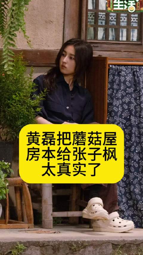 黄磊把蘑菇屋房本给张子枫，太真实了
