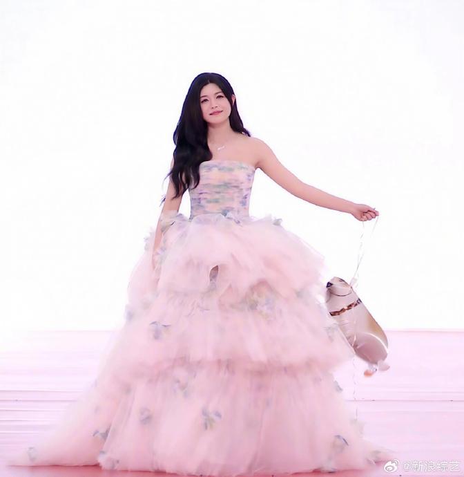 陈妍希携宠物狗现身引关注