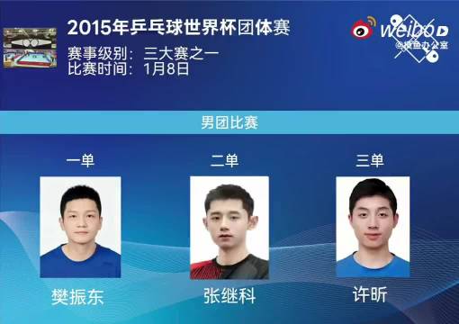 每次发团体第一单打就被 樊振东一单十年，功勋运动员