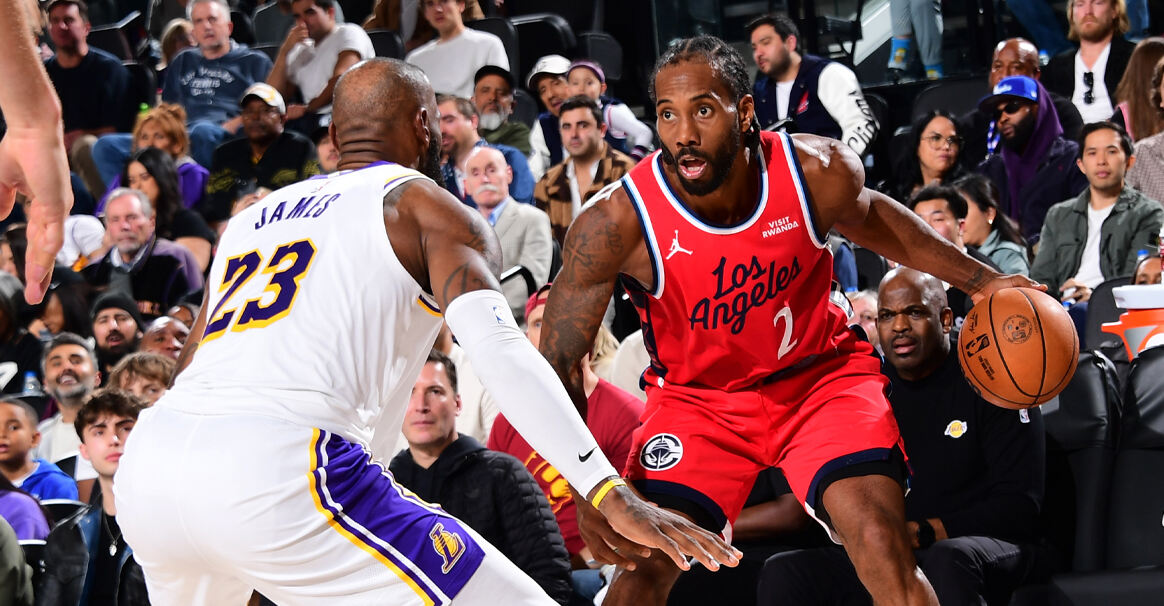 伦纳德32+12詹姆斯36分 快船力克湖人结束5连败