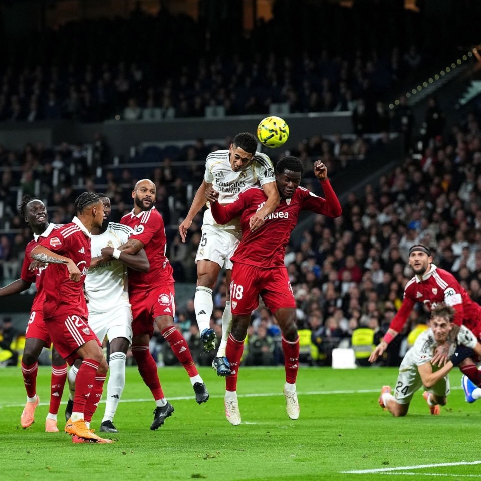 贝林厄姆2年来首次接定位球传球得分，今年进球追平维尼修斯