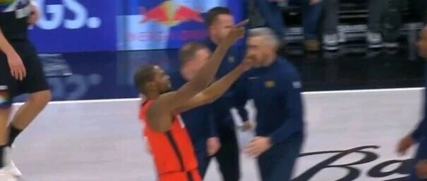 31+28！顶级复仇！杜兰特驱逐掘金主帅：你给劳资出去！