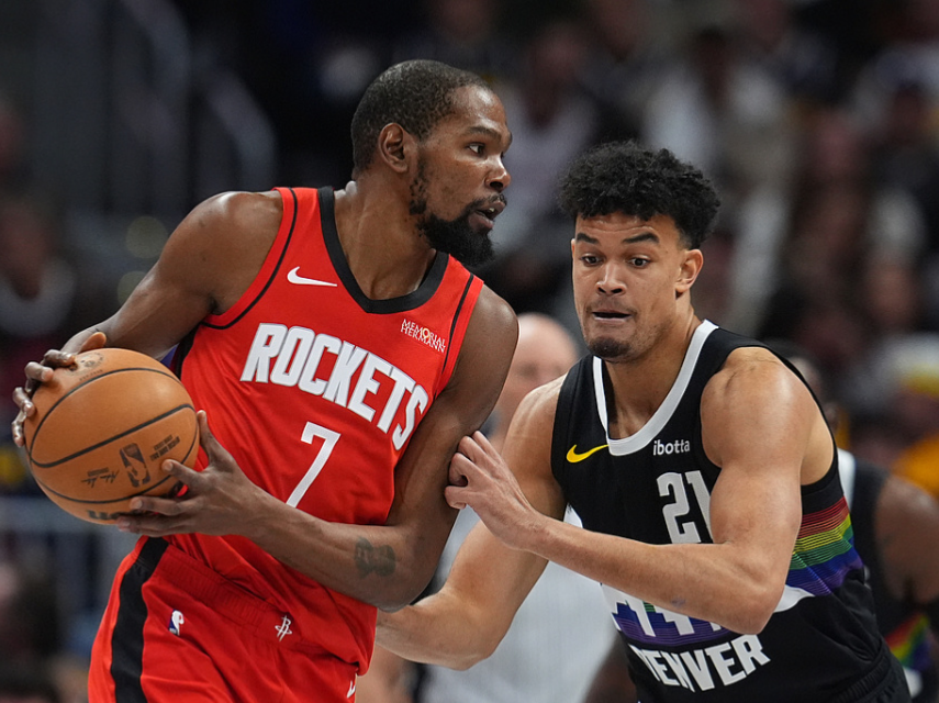 火箭变阵力擒掘金，杜兰特31分如探囊取物，申京本场沦为看客！