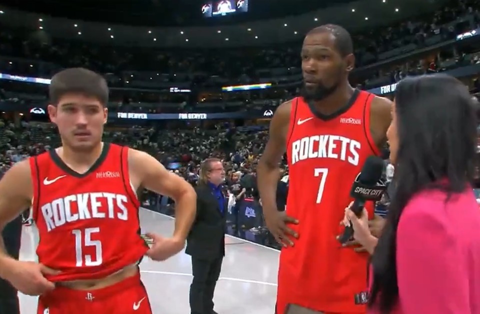 杜兰特：谢泼德站了出来，我甚至无法形容他今晚有多么出色