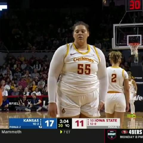 美国“刘禹彤”!爱荷华大学的奥迪-克罗克斯面对堪萨斯大学独得41分