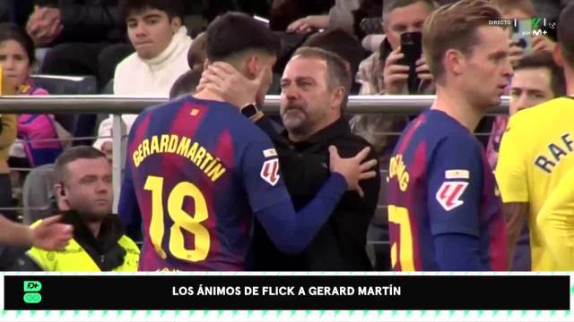 弗里克比赛中为杰拉德-马丁加油