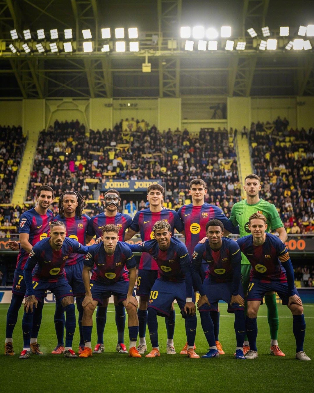 巴萨2比0胜比利亚雷亚尔，17轮46分领跑西甲