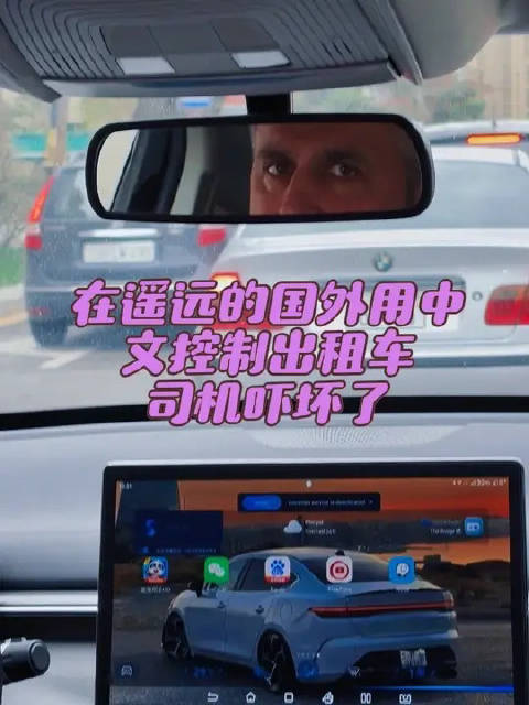 男子国外用中文操控出租车引外籍乘客惊讶