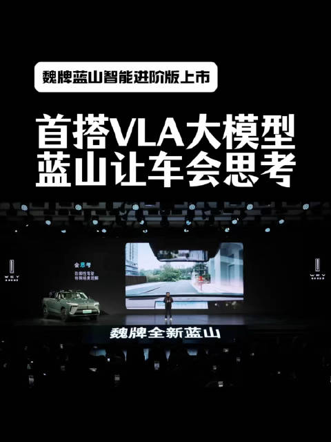 魏牌蓝山智能进阶版今天上市！首搭VLA大模型，蓝山让车“会思考”！