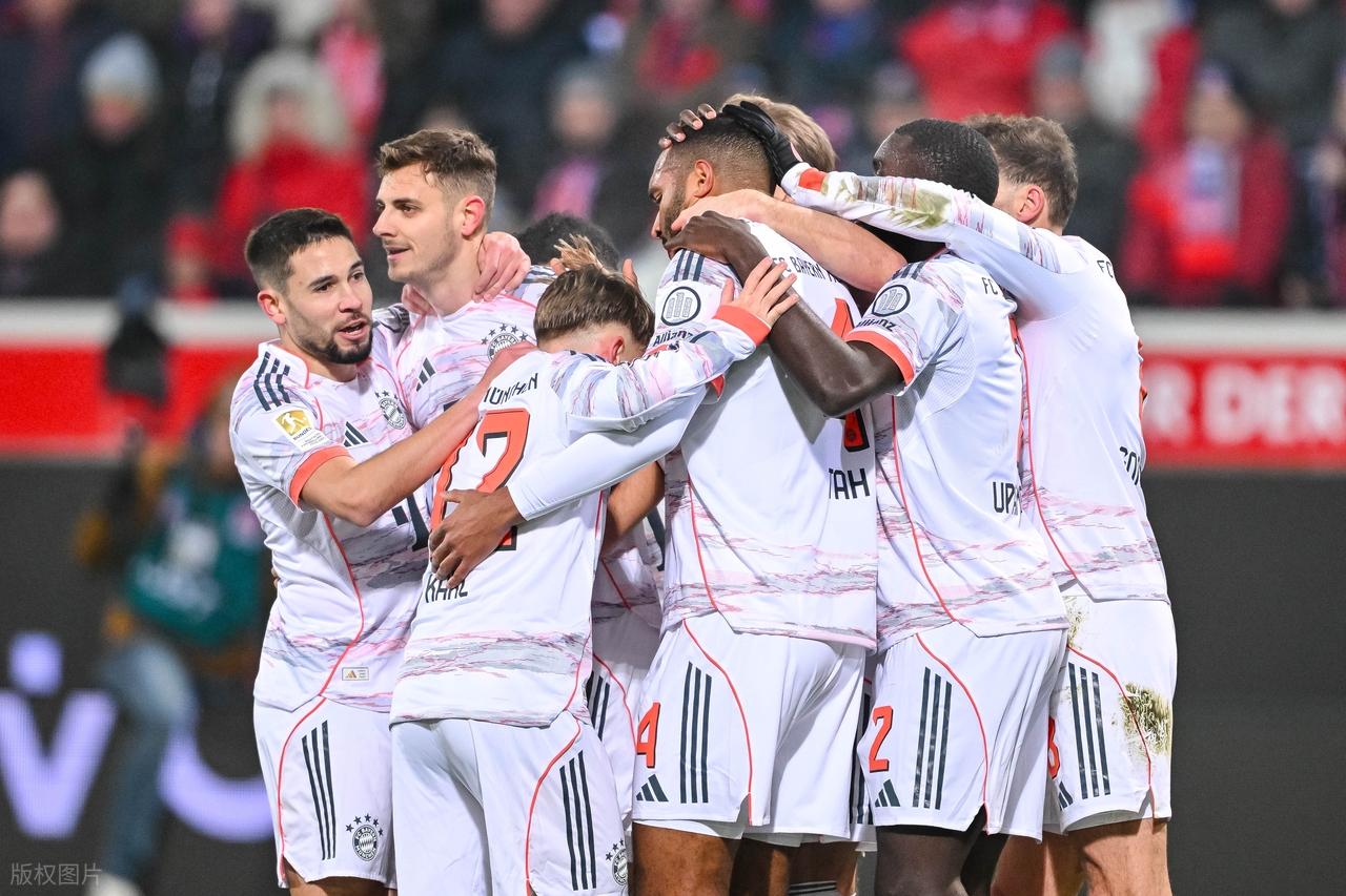 拜仁大胜锁定半程冠军，凯恩创纪录后德甲争冠悬念已终结？