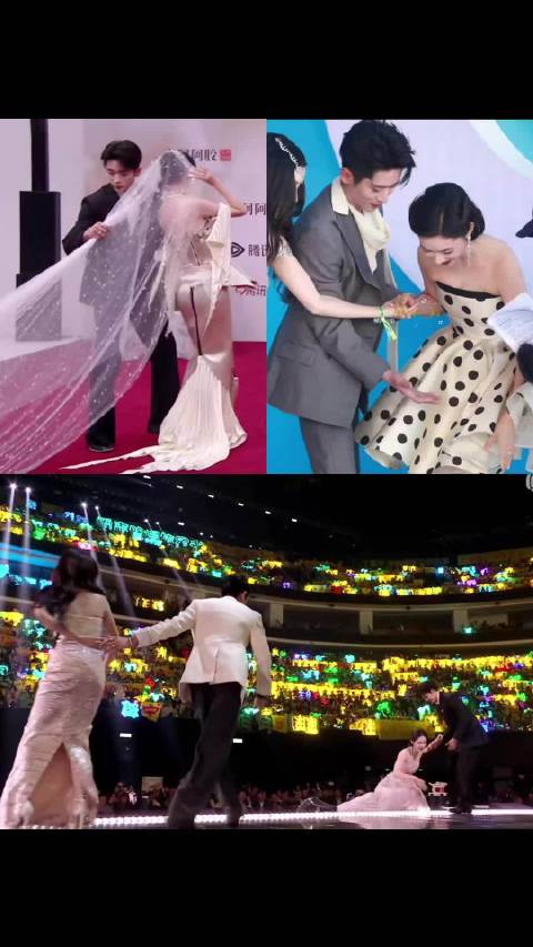 丞磊星光大赏频伸援手，连扶林允周也未松白鹿