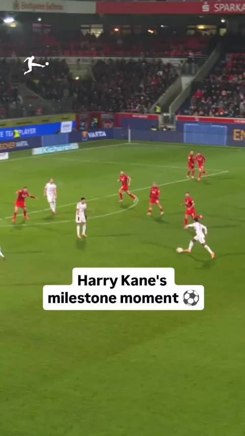 凯恩年度60球创纪录，78场德甲百球历史最快