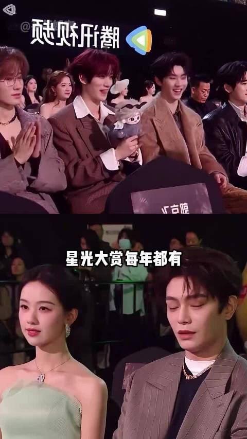 星光大赏明星临场反应引热议，孟子义惊险过关、张彬彬遭导演打手、鞠婧祎闻倒闭表情失控