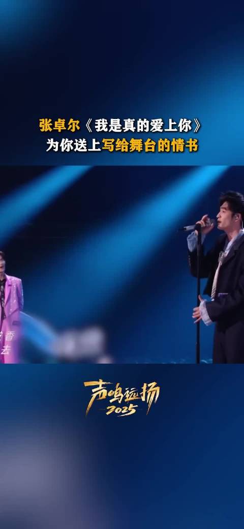 张卓尔《我是真的爱上你》引爆全场，观众向那英致歉