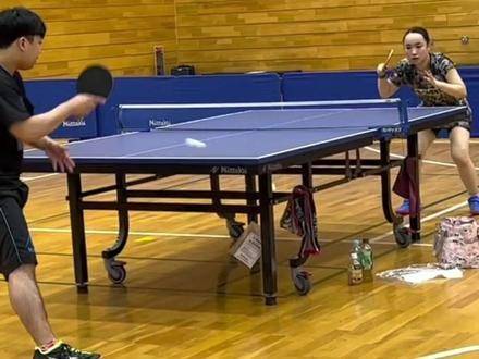 伊藤美诚于福冈赛前展开紧张备战训练