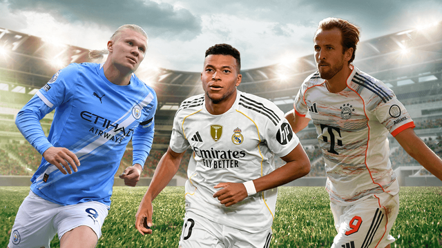 3大巨星争金靴：38-38-36！凯恩哈兰德领跑 姆巴佩落后2分