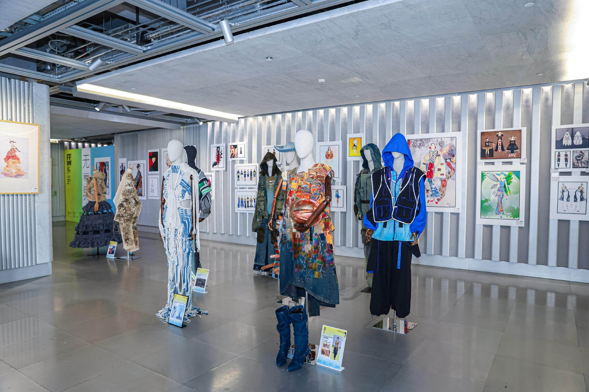 200幅全球佳作绽放福田，国际著名院校时装画邀请展开展